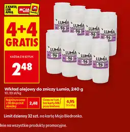 Biedronka Wkład olejowy do zniczy Lumia oferta