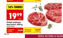 Biedronka Goleń wołowa bez kości oferta