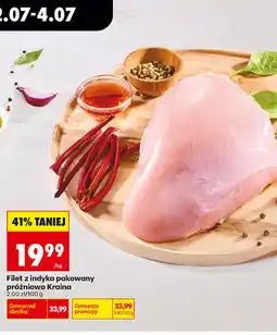 Biedronka Filet z indyka pakowany próżniowo Kraina oferta