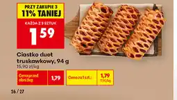 Biedronka Ciastko duet truskawkowy oferta
