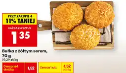 Biedronka Bułka z żółtym serem oferta
