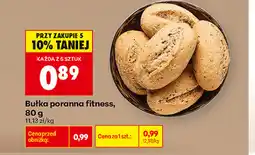 Biedronka Bułka poranna fitness oferta