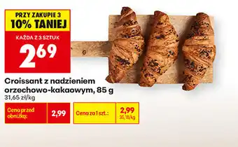 Biedronka Croissant z nadzieniem orzechowo-kakaowym oferta