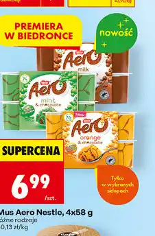 Biedronka Mus Aero Nestle oferta