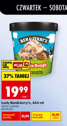 Biedronka Lody Ben&Jerry's oferta