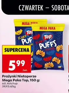 Biedronka Prażynki Nietoperze Mega Paka Top oferta