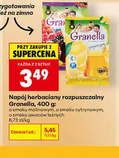 Biedronka Napój herbaciany rozpuszczalny Granella oferta