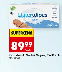 Biedronka Chusteczki Water Wipes oferta