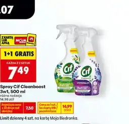 Biedronka Spray Cif Cleanboost 3w1 oferta