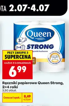 Biedronka Ręczniki papierowe Queen Strong, 2=4 rolki oferta