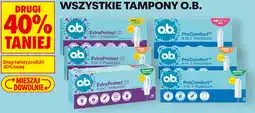 Biedronka Tampony o.b., różne rodzaje oferta