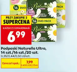 Biedronka Podpaski Naturella Ultra, 14 szt./16 szt./20 szt oferta