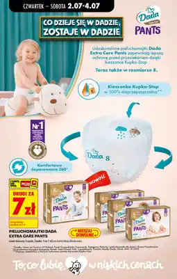 Biedronka Pieluchomajtki Dada Extra Care Pants oferta