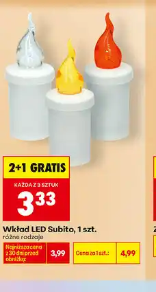 Biedronka Wkład LED Subito oferta