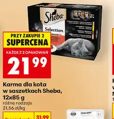 Biedronka Karma dla kota w saszetkach Sheba oferta