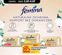 Biedronka Wszystkie produkty Femina Pure oferta