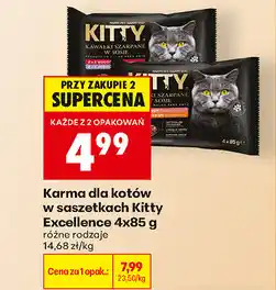 Biedronka Karma dla kotów w saszetkach Kitty Excellence oferta