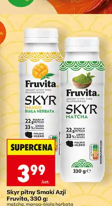 Biedronka Skyr pitny Smaki Azji Fruvita oferta