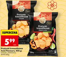 Biedronka Prażynki krewetkowe Asia Flavours oferta
