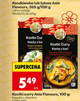 Biedronka Kostki curry Asia Flavours oferta