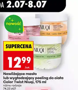 Biedronka Nawilżające masło lub wygładzający peeling do ciała Color Twist Niuqi oferta