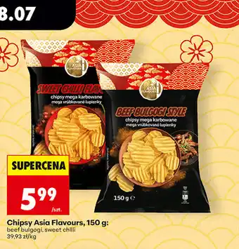 Biedronka Chipsy Asia Flavours oferta