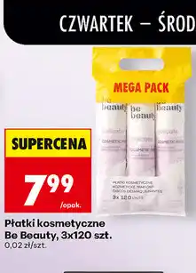 Biedronka Płatki kosmetyczne Be Beauty, 3x120 szt oferta