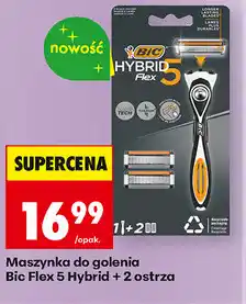 Biedronka Maszynka do golenia Bic Flex 5 Hybrid + 2 ostrza oferta