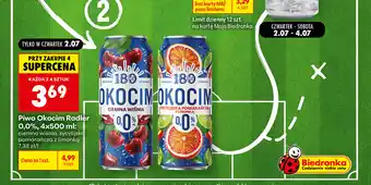 Biedronka Piwo Okocim Radler 0,0% oferta