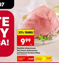 Biedronka Szynka wieprzowa bez kości pakowana próżniowo Kraina Mięs oferta