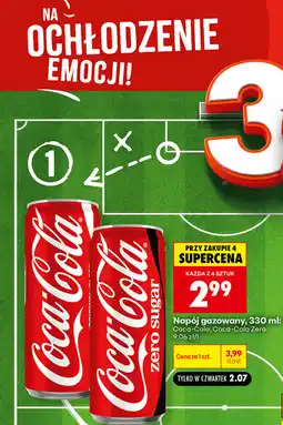 Biedronka Napój gazowany Coca-Cola, Coca-Cola Zero oferta