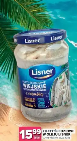 Stokrotka Filety śledziowe w oleju Lisner oferta