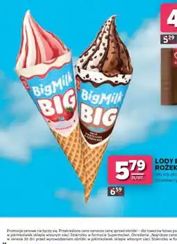 Stokrotka Lody Big Milk Rożek Algida oferta