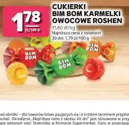 Stokrotka CUKIERKI BIM BOM KARMELKI OWOCOWE ROSHEN oferta