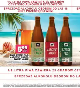Stokrotka PIWO CZESKI PILS, MARCOWY AMBER, ŚWIEŻY LAGER oferta