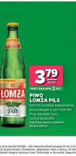 Stokrotka PIWO ŁOMŻA PILS oferta