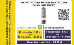 Stokrotka GRAWITACYJNY MŁYNEK ELEKTRYCZNY DO SOLI LUB PIEPRZU oferta