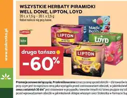 Stokrotka WSZYSTKIE HERBATY PIRAMIDKI WELL DONE, LIPTON, LOYD oferta