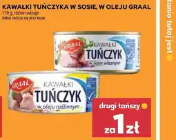 Stokrotka KAWAŁKI TUŃCZYKA W SOSIE, W OLEJU GRAAL oferta