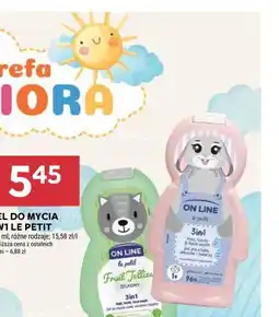 Stokrotka ŻEL DO MYCIA 3W1 LE PETIT ON LINE oferta