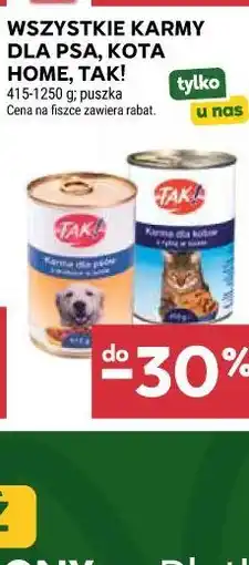 Stokrotka Wszystkie karmy dla psa, kota Home, Tak! oferta