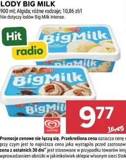 Stokrotka LODY BIG MILK oferta