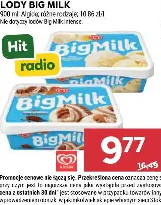 Stokrotka LODY BIG MILK oferta