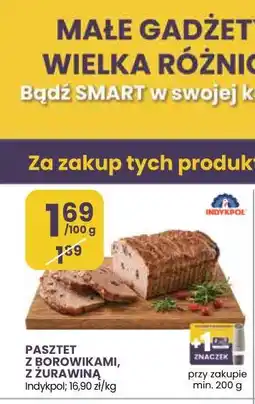 Stokrotka Pasztet z borowikami, z żurawiną Indykpol oferta