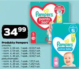 Netto Produkty Pampers pieluchy oferta