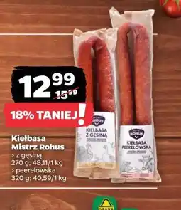 Netto Kiełbasa Mistrz Rohus oferta