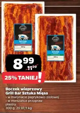 Netto Boczek wieprzowy Grill Bar Sztuka Mięsa oferta