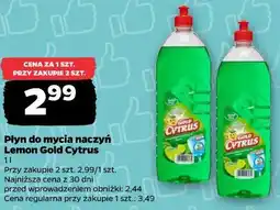 Netto Płyn do mycia naczyń Lemon Gold Cytrus oferta