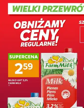 MLEKO UHT 3,2% FARM MILK