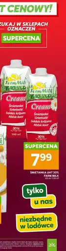 Stokrotka ŚMIETANKA UHT 30% FARM MILK oferta